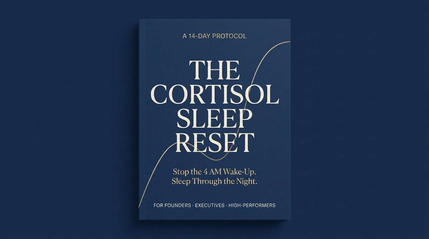 The Cortisol Sleep Reset — Stop the 4 AM Wake-Up in 14 Days